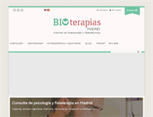 Tablet Screenshot of bioterapiasmadrid.com